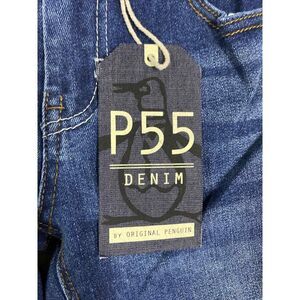 Boys Original Penguin P55 Denim Marvin Skinny Fit Jeans Size 10 Dark Blue 26x23